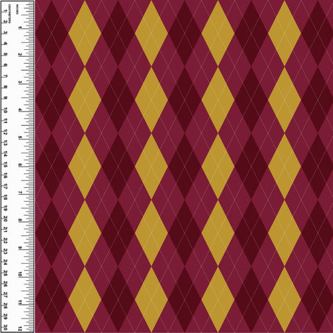 PREORDER Argyle Crimson & Gold