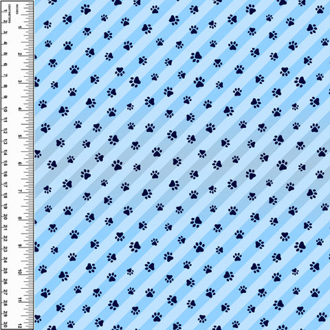 PREORDER Blue Dogs Paw Coordinate