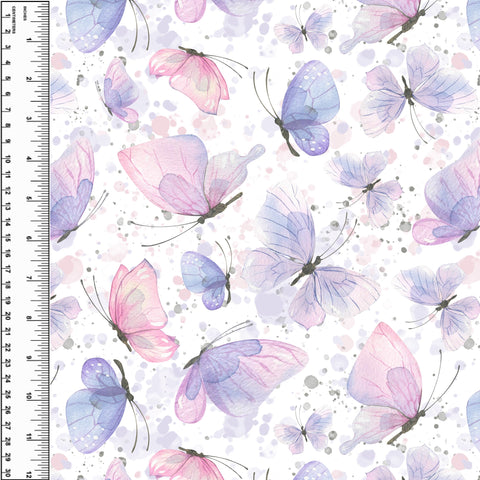 PREORDER Butterflies Pink & Purple