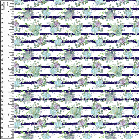 PREORDER Succulent Stripe Small Scale