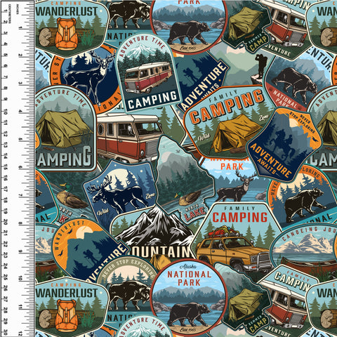 PREORDER Camping Badges
