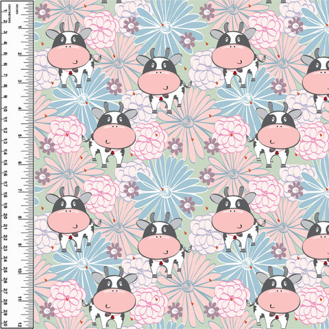 PREORDER Cow Floral