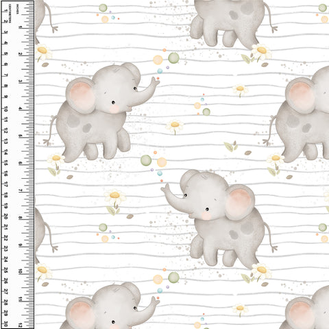 PREORDER Elephant Bubbles Stripe