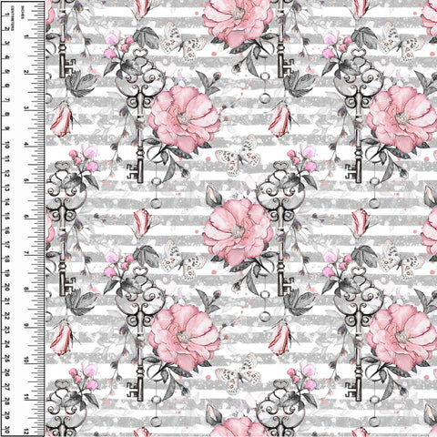 PREORDER Floral Key Stripe