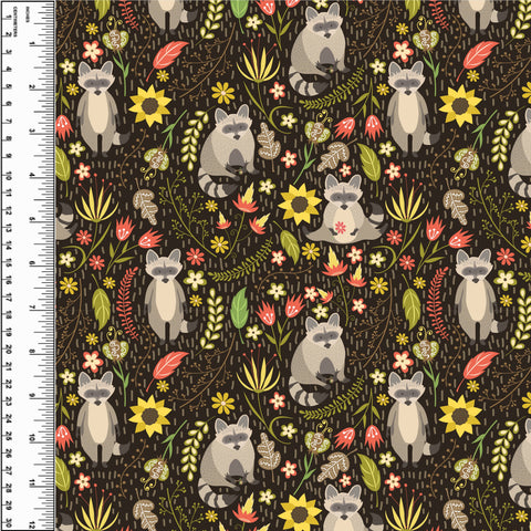 PREORDER Floral Raccoon