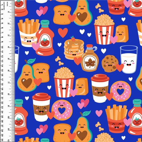 PREORDER Food Valentines Blue