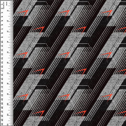 PREORDER Halftone Grunge Grey Red