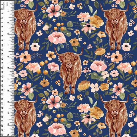 PREORDER Highland Cows Blue