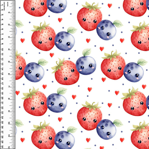 PREORDER Food Pairs Strawberry Blueberry