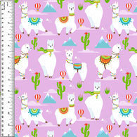 Remnant Llama Lilac 22” Bamboo French Terry
