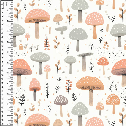 PREORDER Mushroom Field Peach Grey
