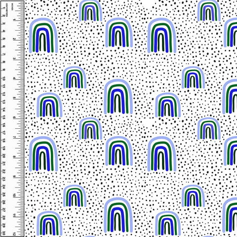 PREORDER Rainbow Dots Blue