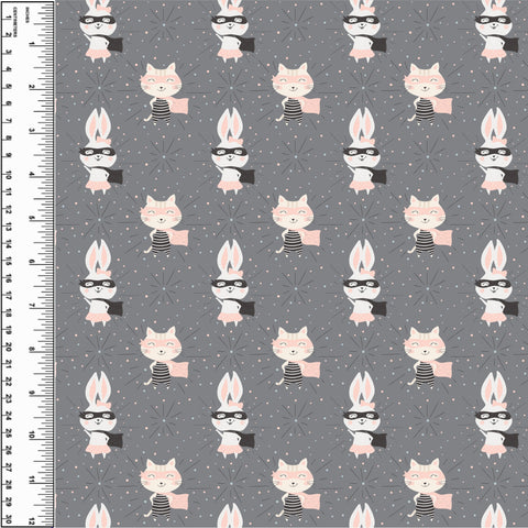 PREORDER Scandi Superhero Cat Bunny Small Scale