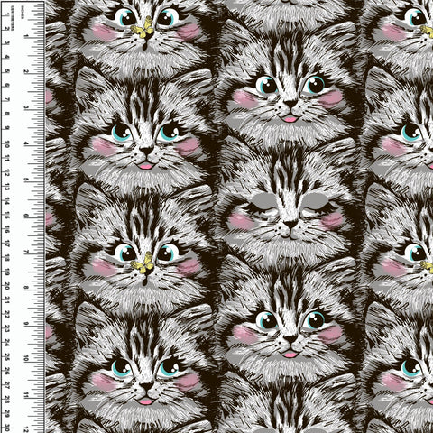 PREORDER Silly Grey Cat Stack