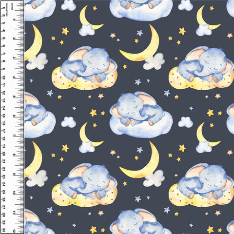 **NEW** PREORDER Sleepy Elephant Moon Yellow