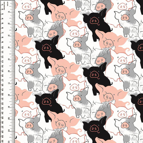 Remnant Squiggle Pigs 35” Squish