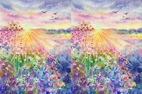 Remnant Sunburst Floral 36” Squish