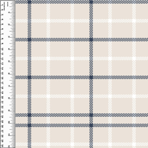 PREORDER Tattersall Cream Plaid Sparse