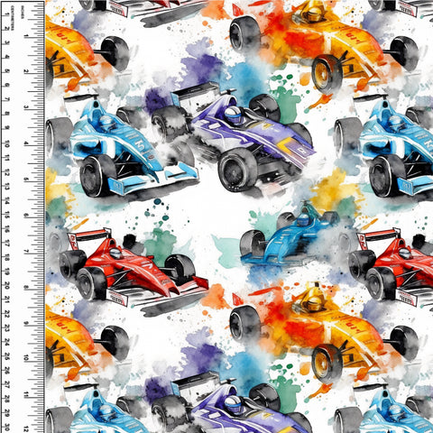 PREORDER Track Race Car Watercolour