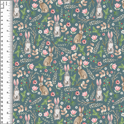 PREORDER Watercolour Bunnies Blue