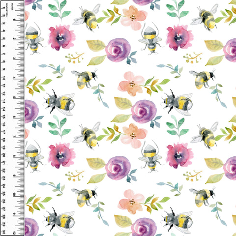 PREORDER Watercolour Floral Bees