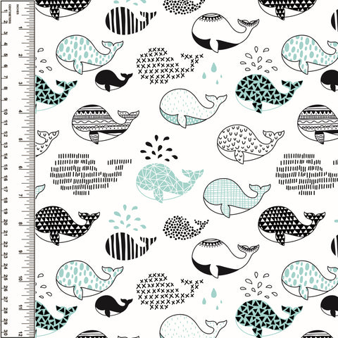 PREORDER Whales Blue