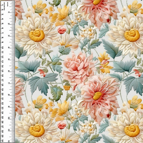 PREORDER Embroidered Chrysanthemum