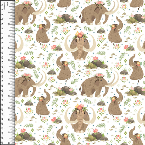 PREORDER Floral Mammoths White