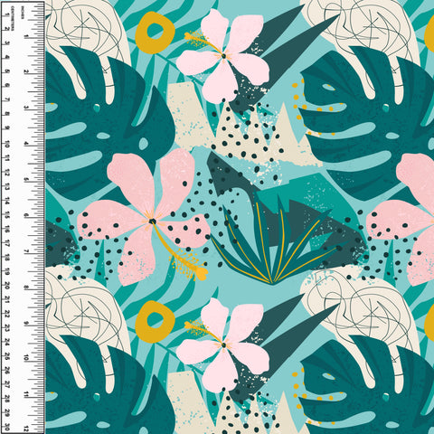 PREORDER Hibiscus Modern Abstract