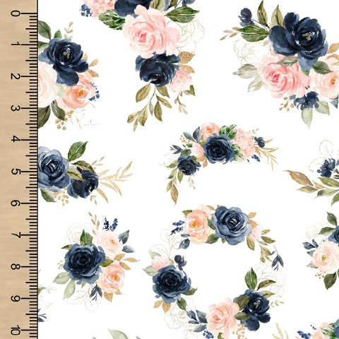 PREORDER Navy Blush Floral