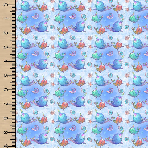 PREORDER Rainbow Narwhal Small Scale