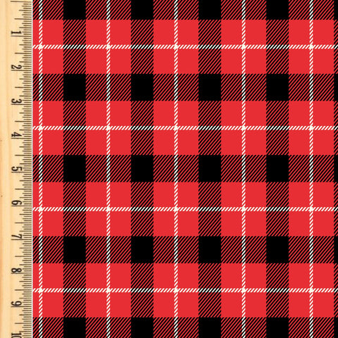 PREORDER Red Black Lumberjack Plaid