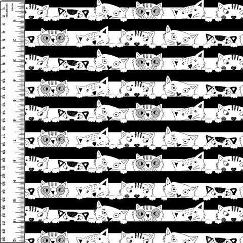 PREORDER Sneaky Cat Stripe Mono