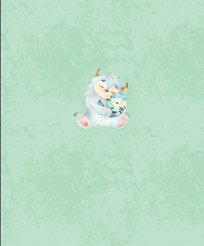 Yeti Dad Bamboo French Terry Panel Child