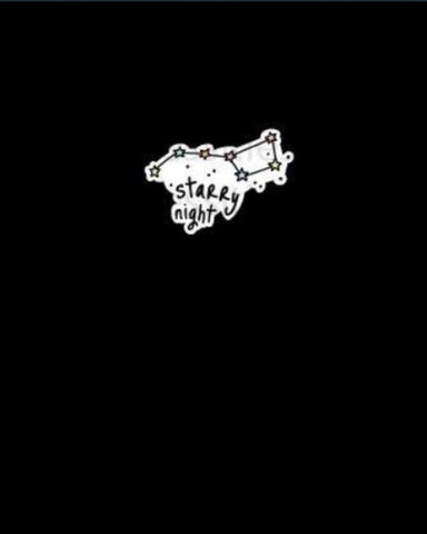 Starry Night Cotton Spandex Panel Child