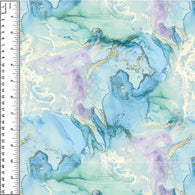 Remnant Alcohol Ink Mermaid Lake 19” Squish