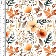 Amber Blossom Leaves Squish 54" Wide