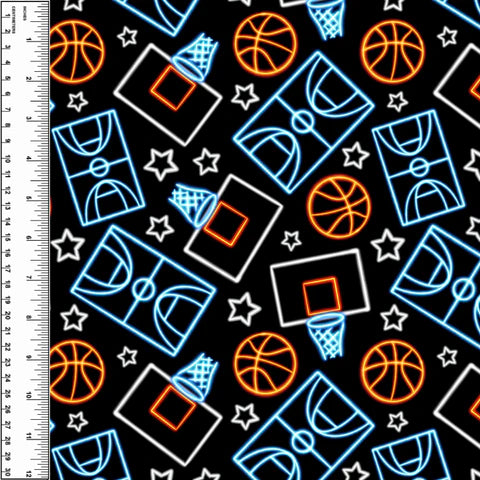 Basketball Neon Board Short