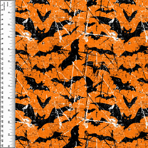 PREORDER Bats Grunge Orange