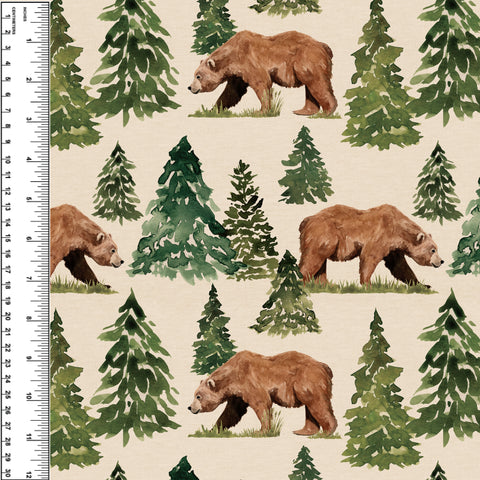 Bear In The Woods Squish 54" Wide