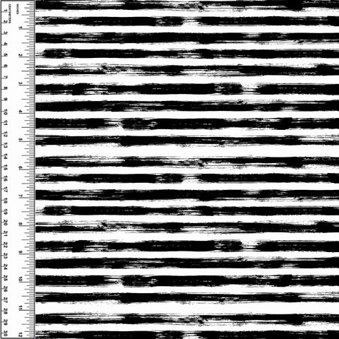Brush Stripes Black Board Short