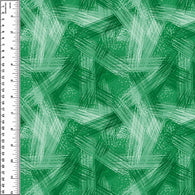 Brush Stroke Green Bamboo French Terry