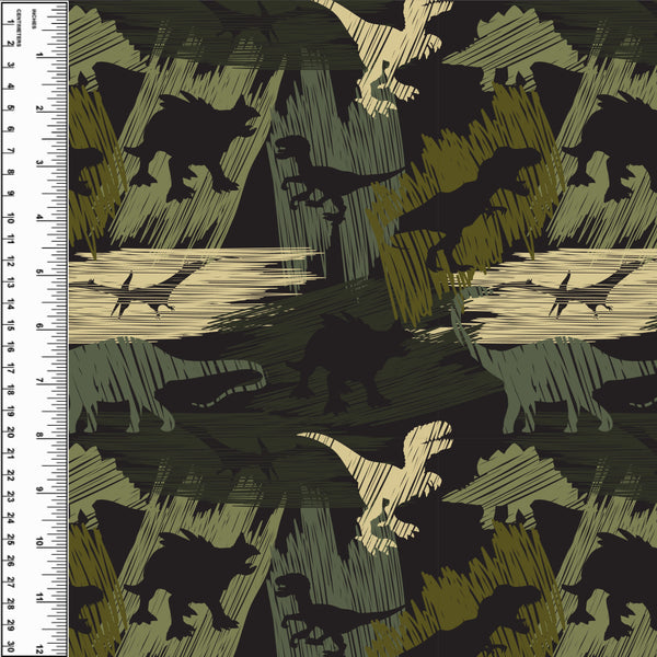 PREORDER Brushed Camouflage Dinosaurs