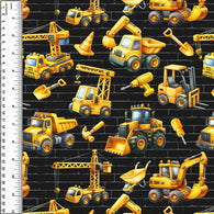Remnant Cartoon Construction 23" Board Short