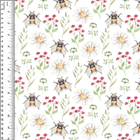 Remnant Chamomile Bee 19” Bamboo Cotton Spandex Jersey