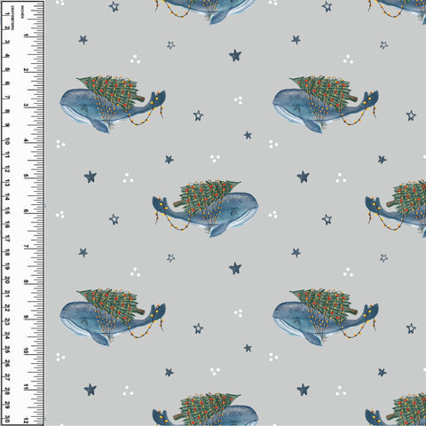 Remnant Christmas Tree Whale 14” Bamboo Spandex
