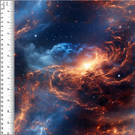 Cosmic Swirl Quasar Board Short