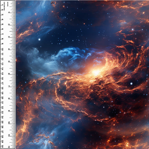 Cosmic Swirl Quasar Board Short