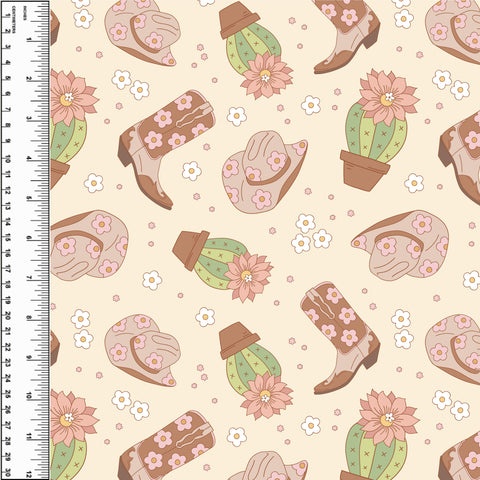 Cowgirl Cactus Squish 54" Wide