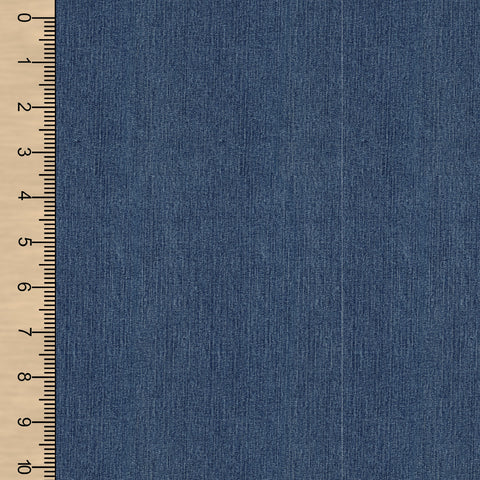 Remnant Denim Medium Blue 16" Cotton French Terry